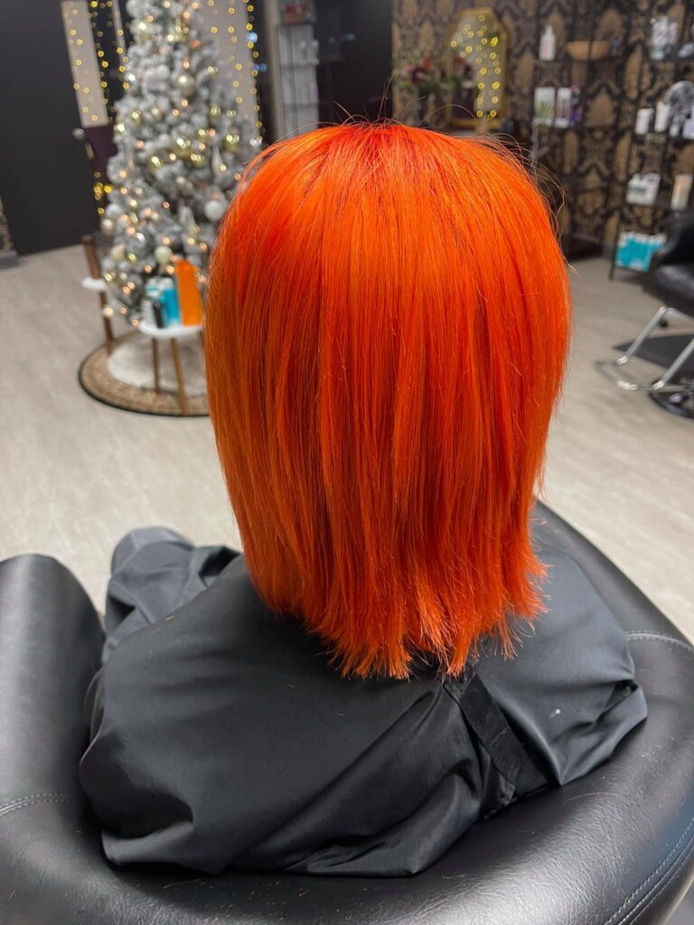 Artistic orange vivid color