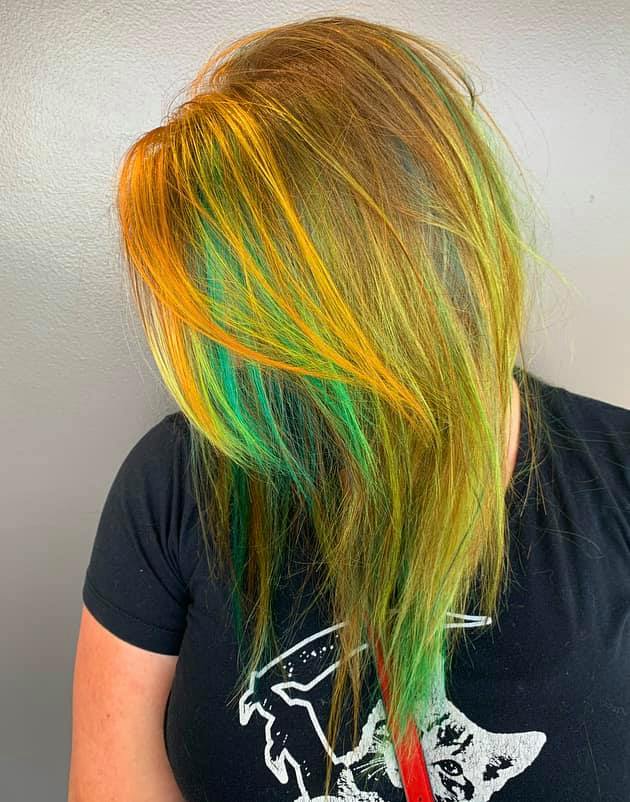Artistic vivid color with intentional contrast