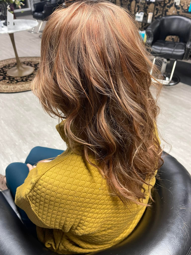 Subtle corrective color improving hair integrity