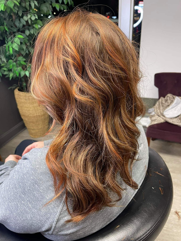 Layered haircut designed for easy styling