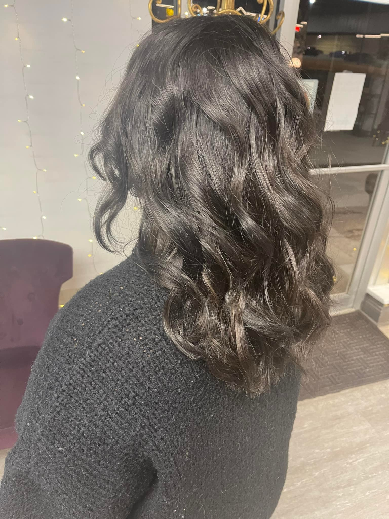 Customized restorative color treatment tailored to hair needs