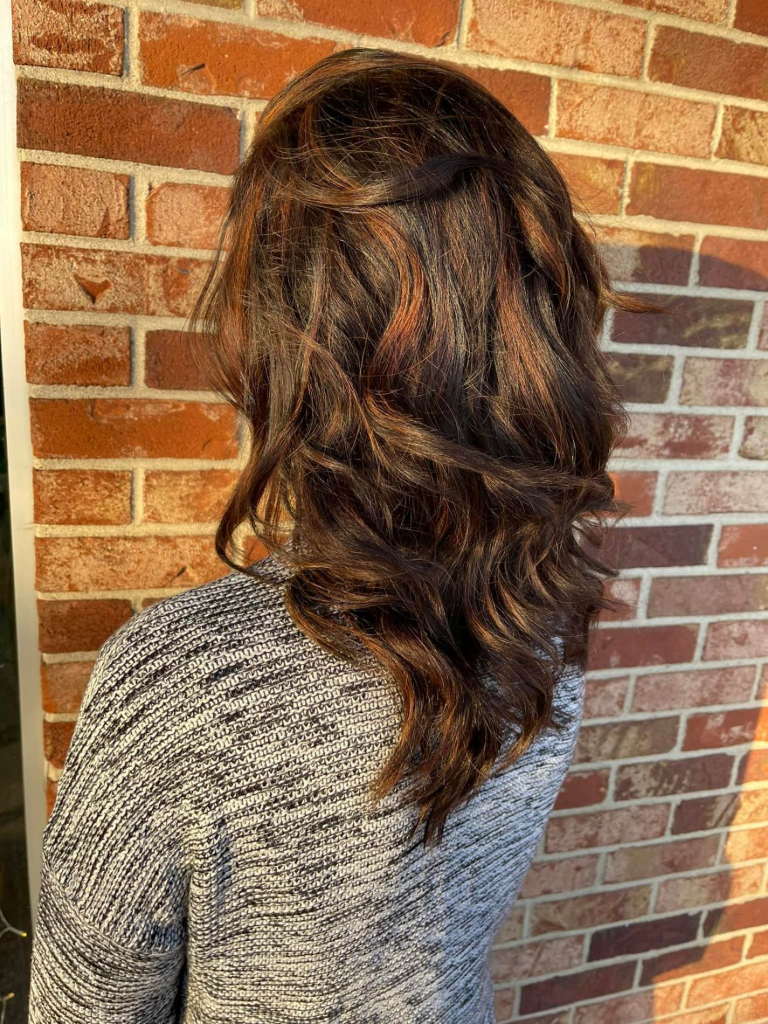 Hair color correction performed with a calm, intentional approach