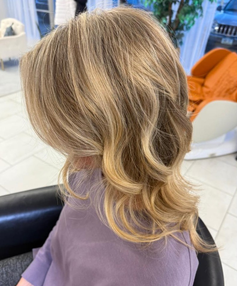 Soft balayage with gentle contrast